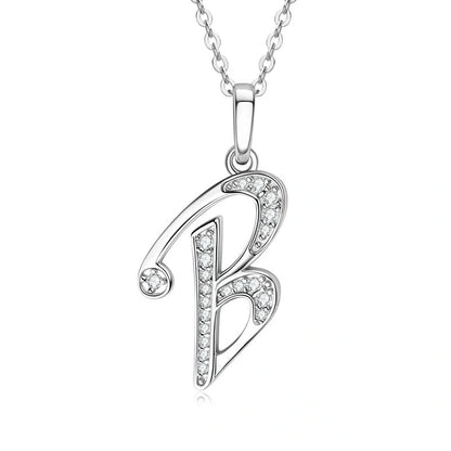 Diamond Letter Necklace