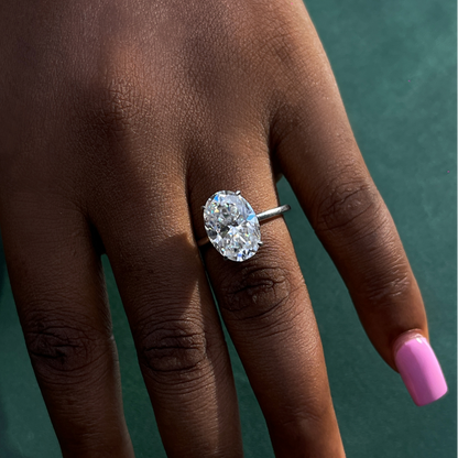 The Diana Moissanite Ring