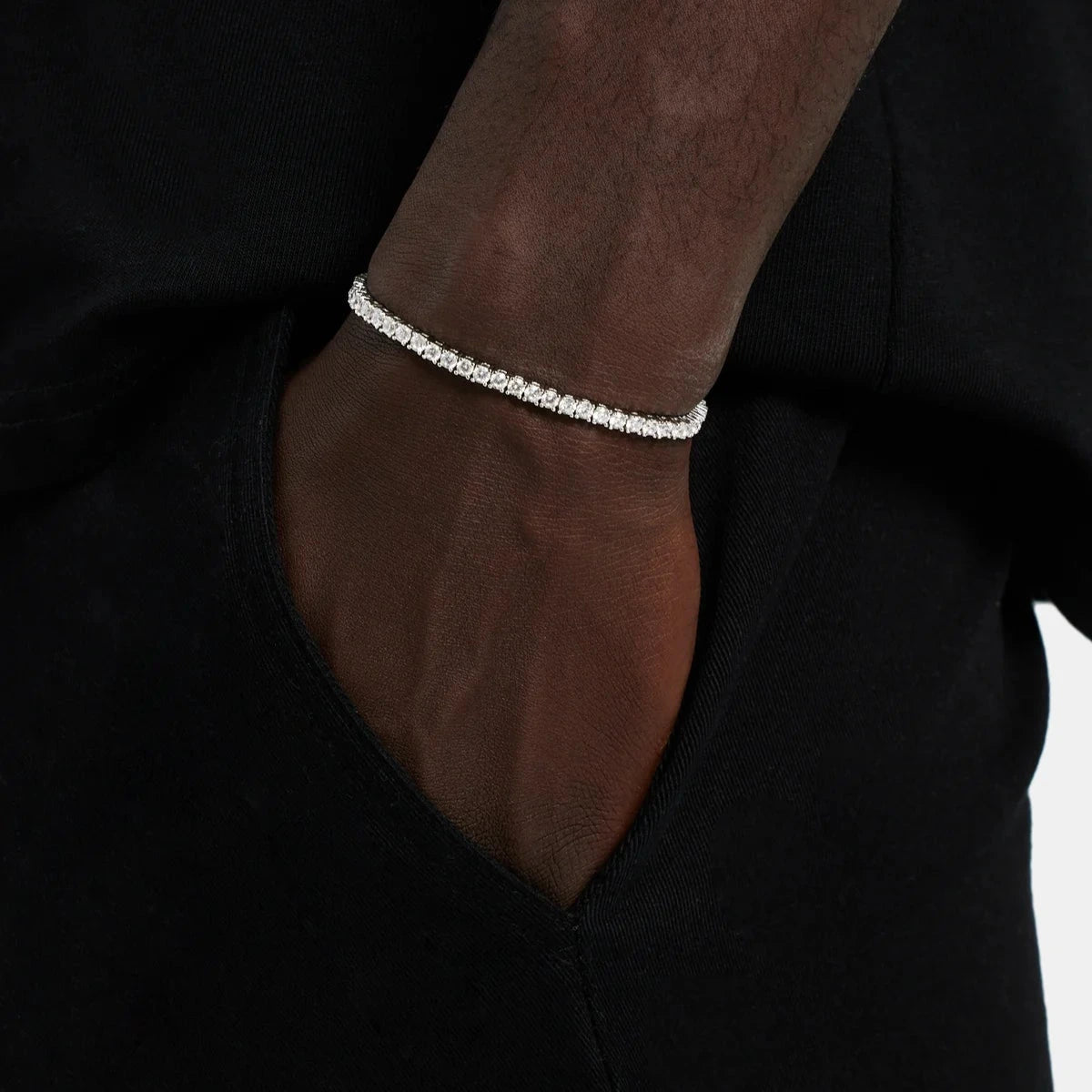 Men's Classic Tennis Bracelet