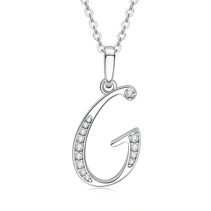 Diamond Letter Necklace