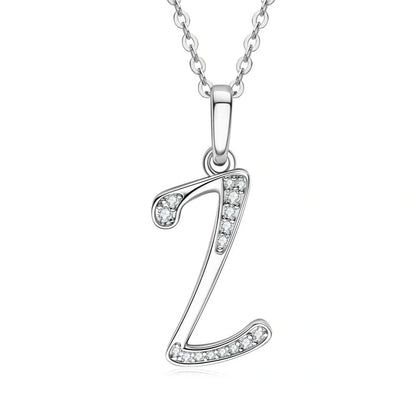 Diamond Letter Necklace