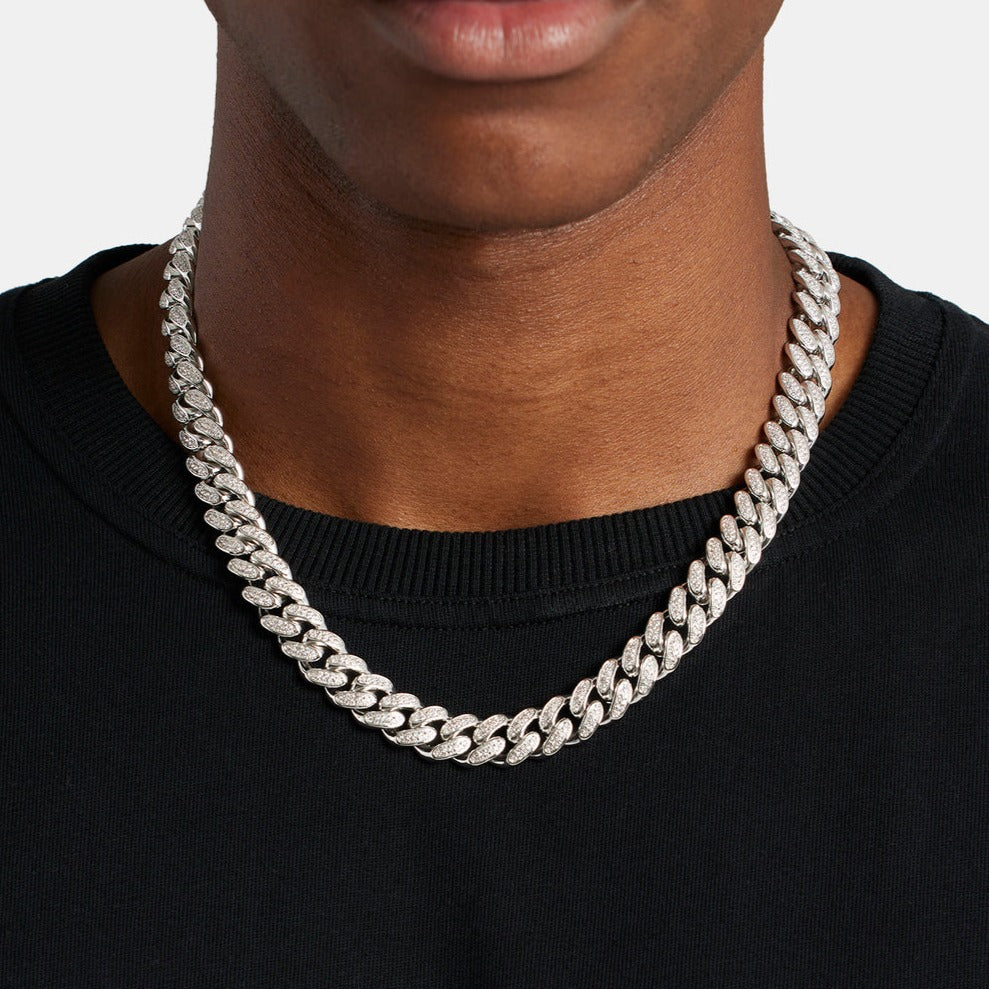 12MM Iced Cuban Chain