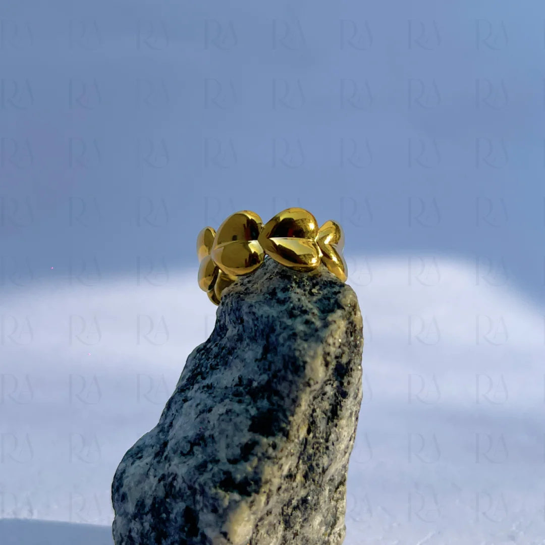 Ayanfe Heart Collage Ring