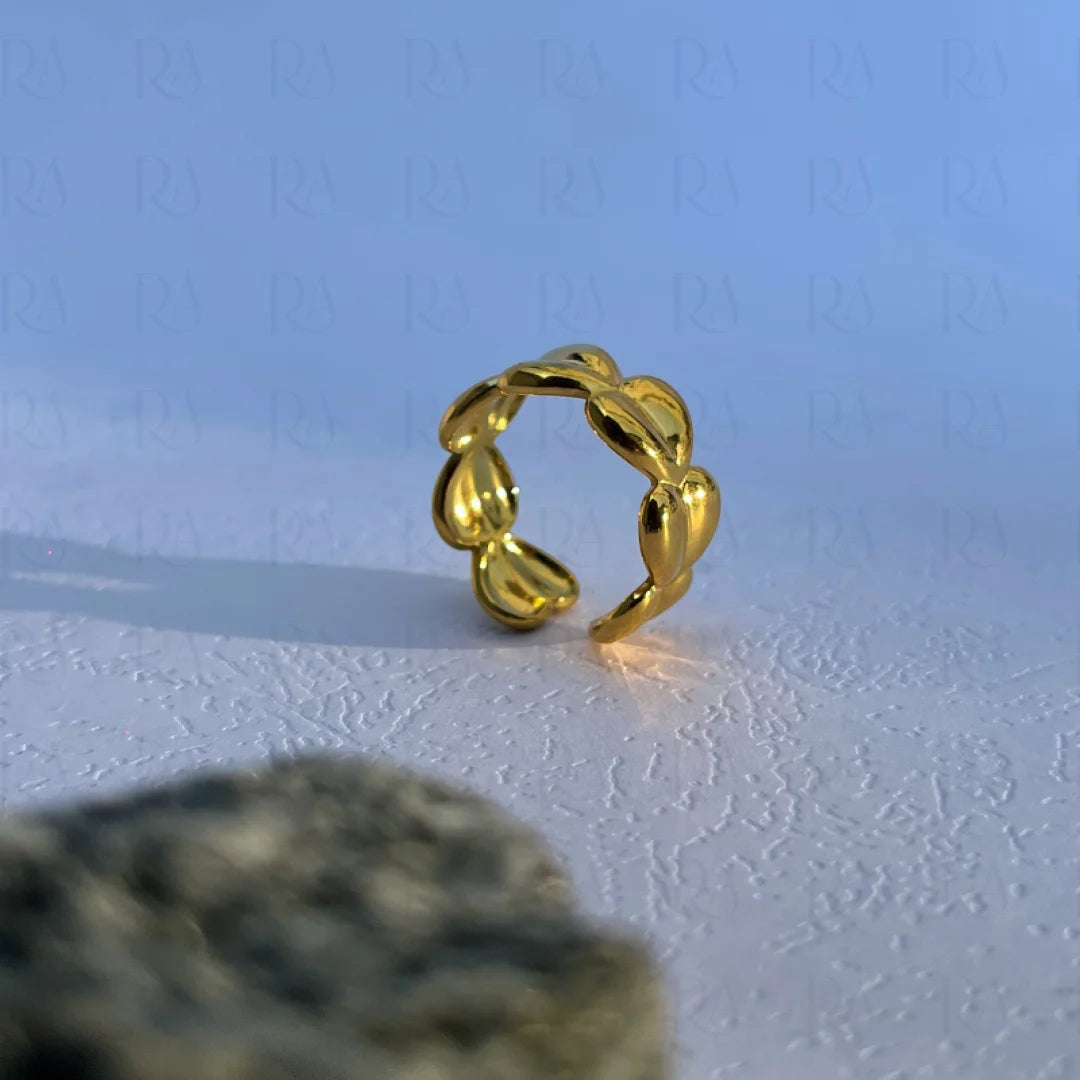 Ayanfe Heart Collage Ring