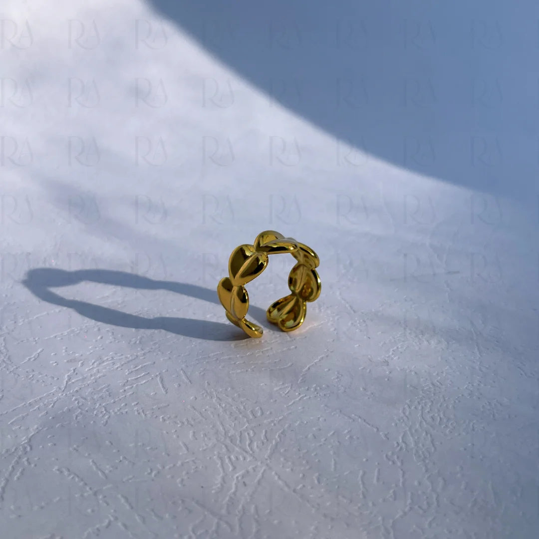 Ayanfe Heart Collage Ring
