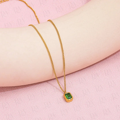 Ayo Emerald Pendant