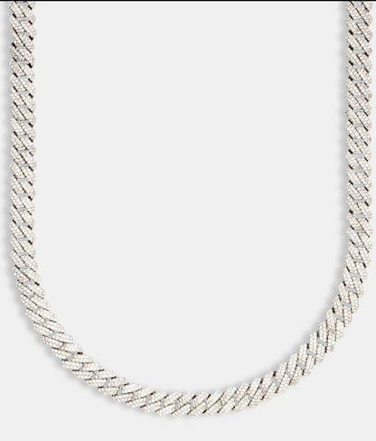 8MM Iced Cuban Chain (Moissanite)