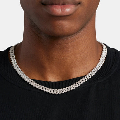 8MM Iced Cuban Chain (Moissanite)