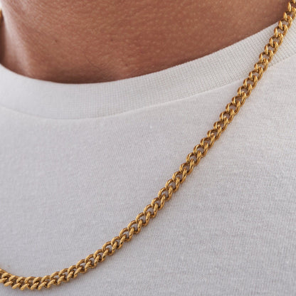 4MM (Gold) Cuban Link Chain