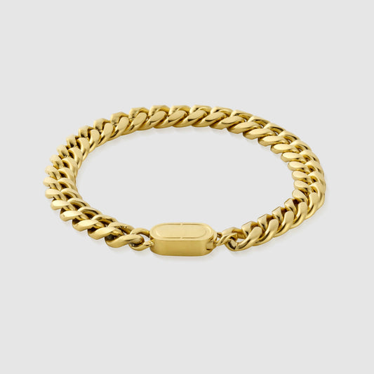 8MM (Gold) Cuban Link Bracelet