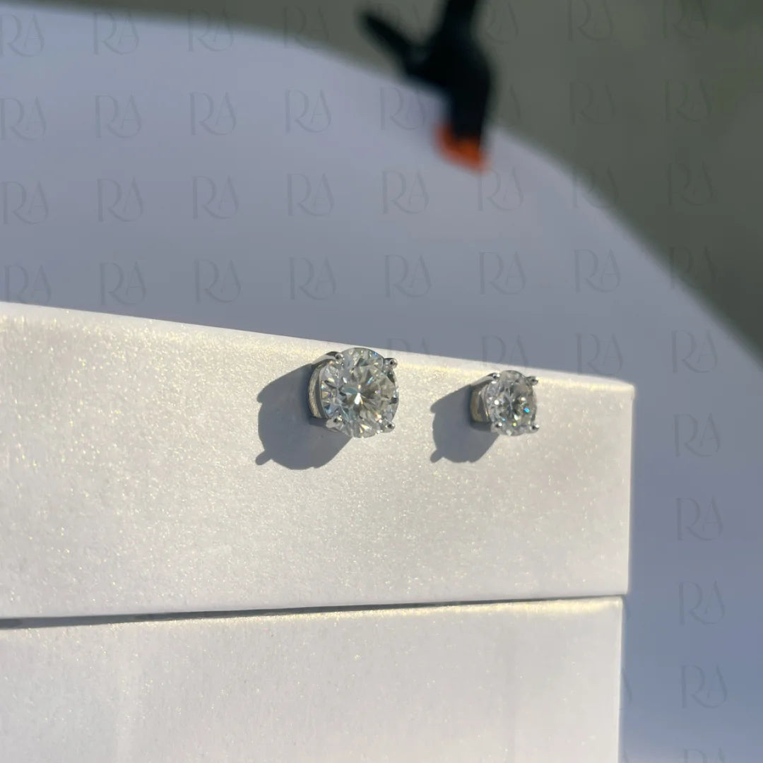 Classic Round Cut Studs