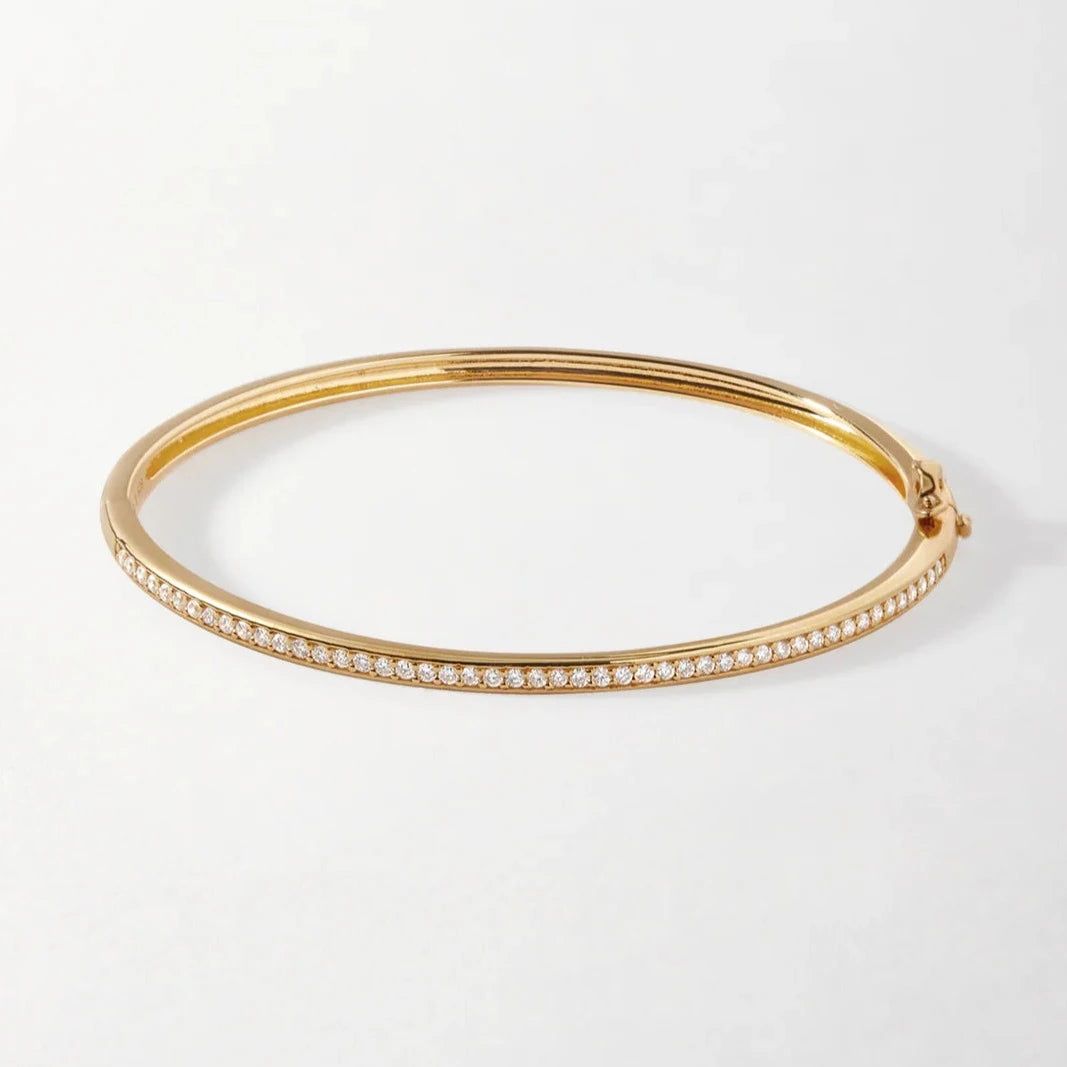 Pave Diamond Bangle