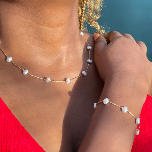 Faux Pearl Bracelet