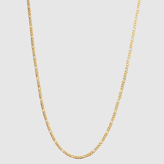 3mm Figaro Chain (Gold)