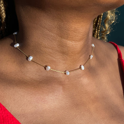 Faux Pearl Necklace