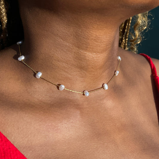 Faux Pearl Necklace