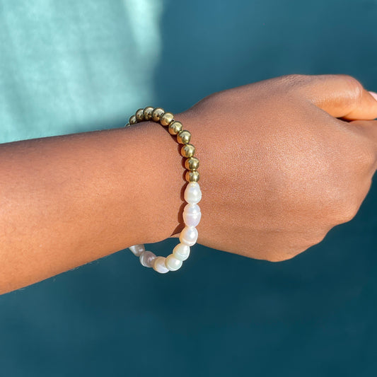 Beaded Pearl Bracelet