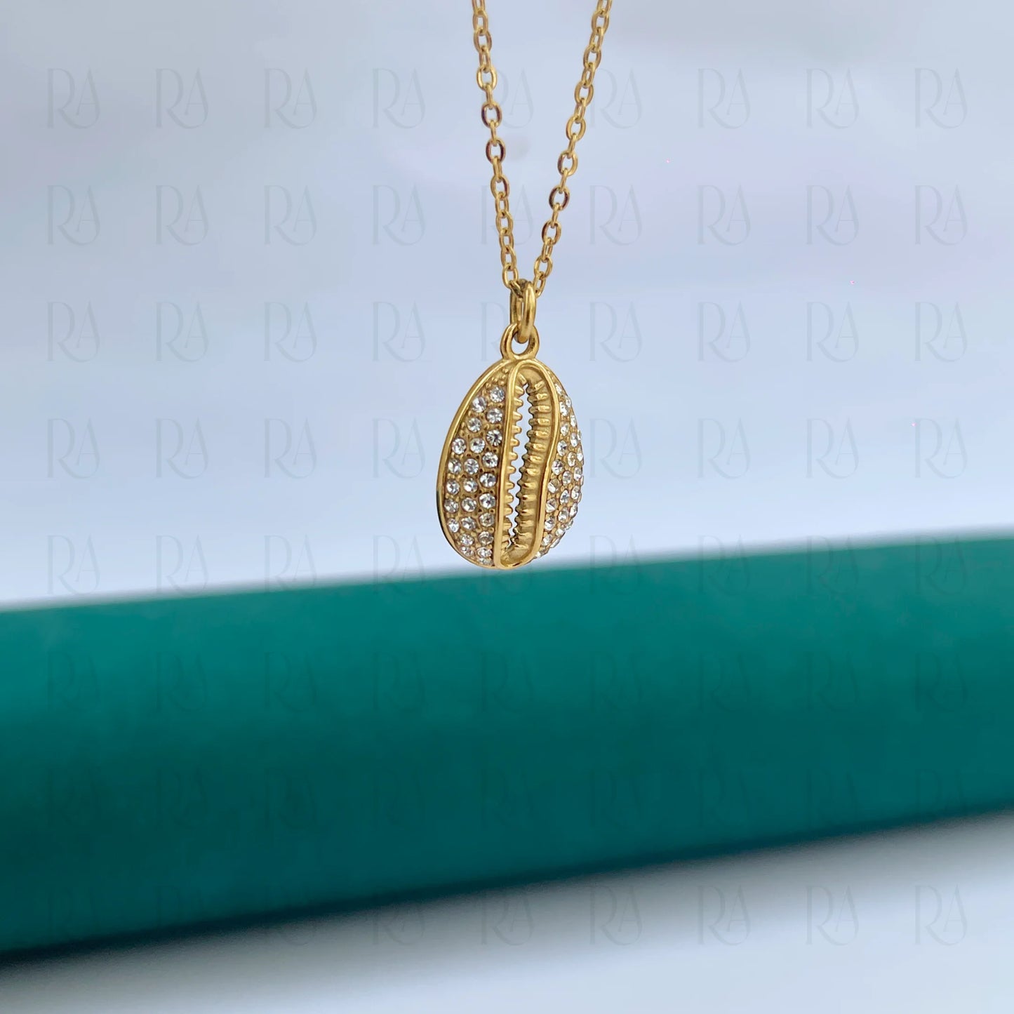 Iced Cowrie Necklace