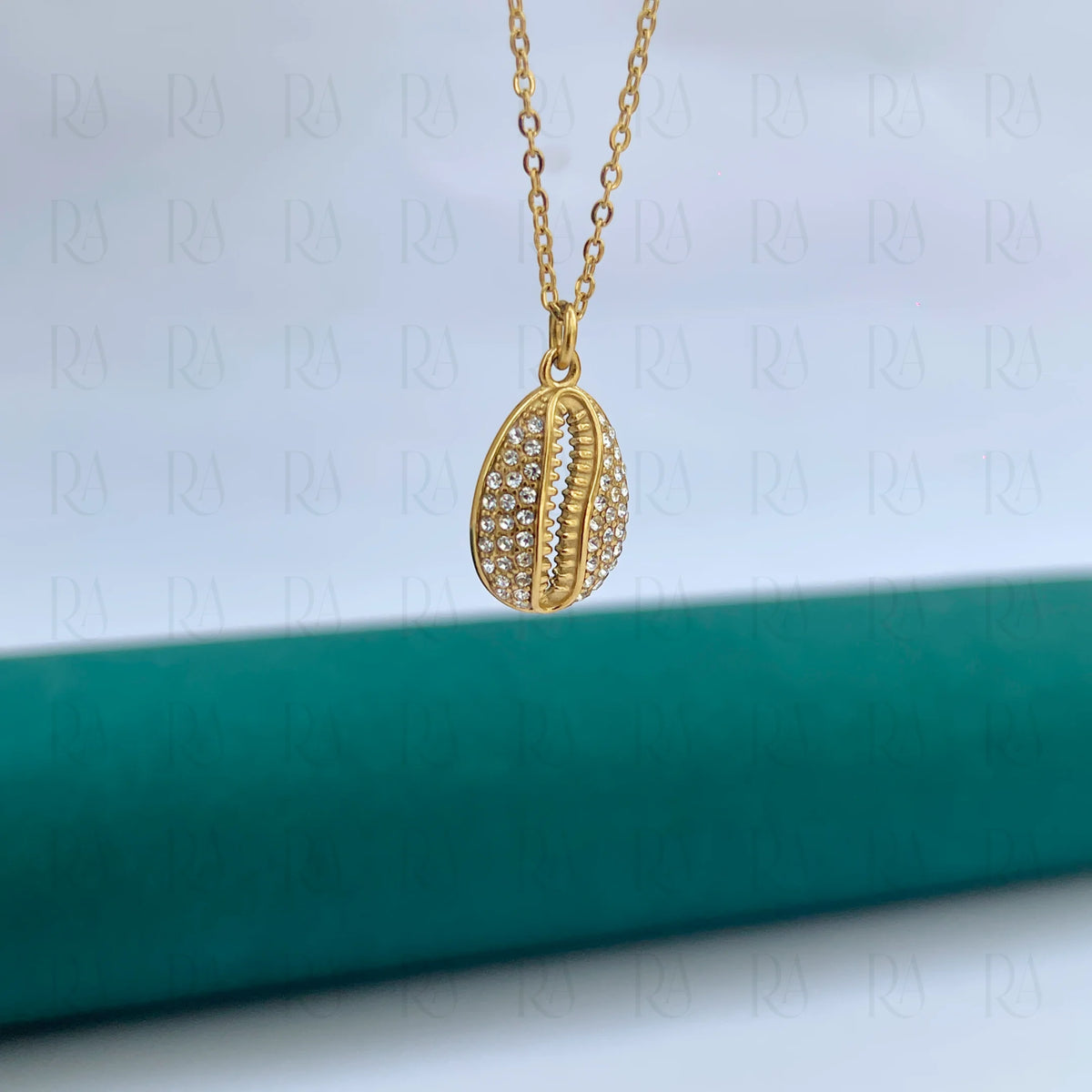 Iced Cowrie Necklace