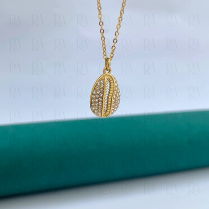 Iced Cowrie Necklace