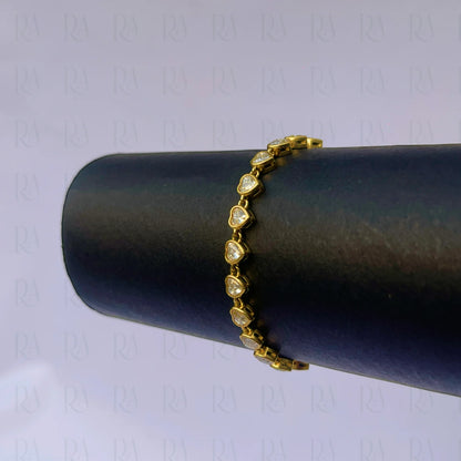 Ife Heart Tennis Bracelet