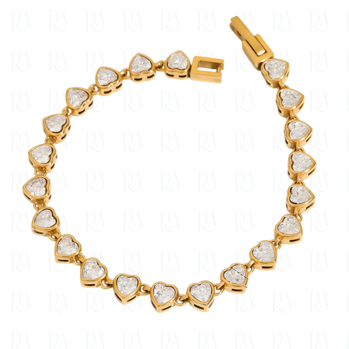 Ife Heart Tennis Bracelet