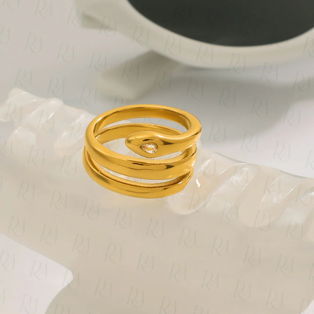 Ira Snake Ring
