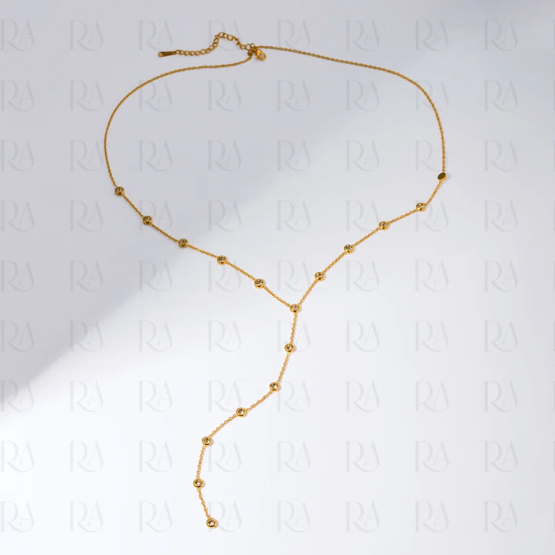 Lumi Oval Drop Necklace