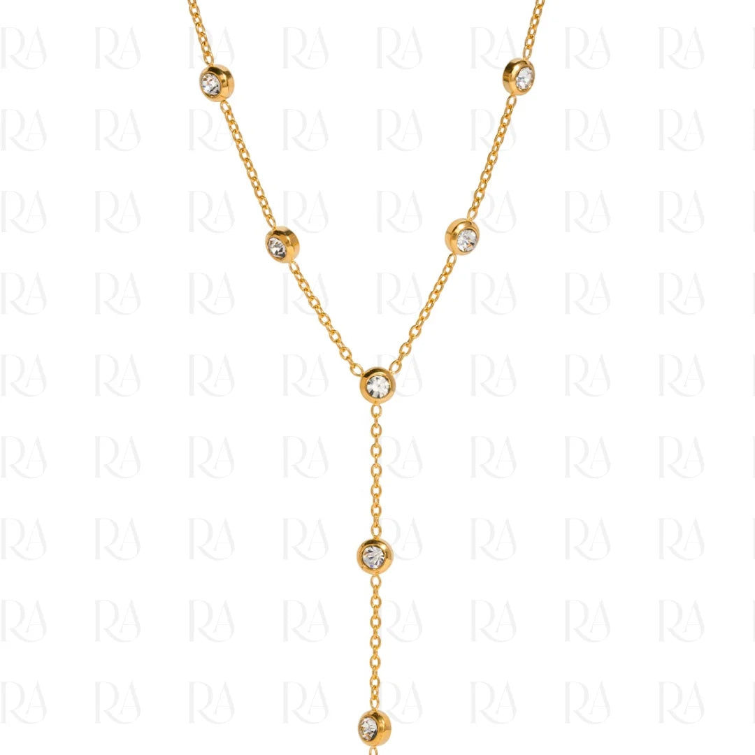 Lumi Oval Drop Necklace