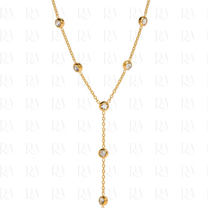 Lumi Oval Drop Necklace