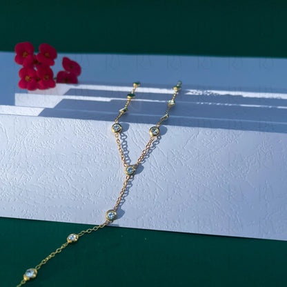 Lumi Oval Drop Necklace
