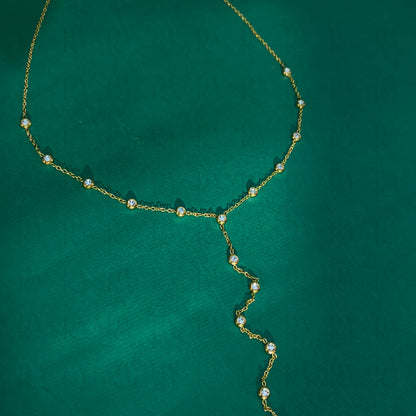 Lumi Oval Drop Necklace