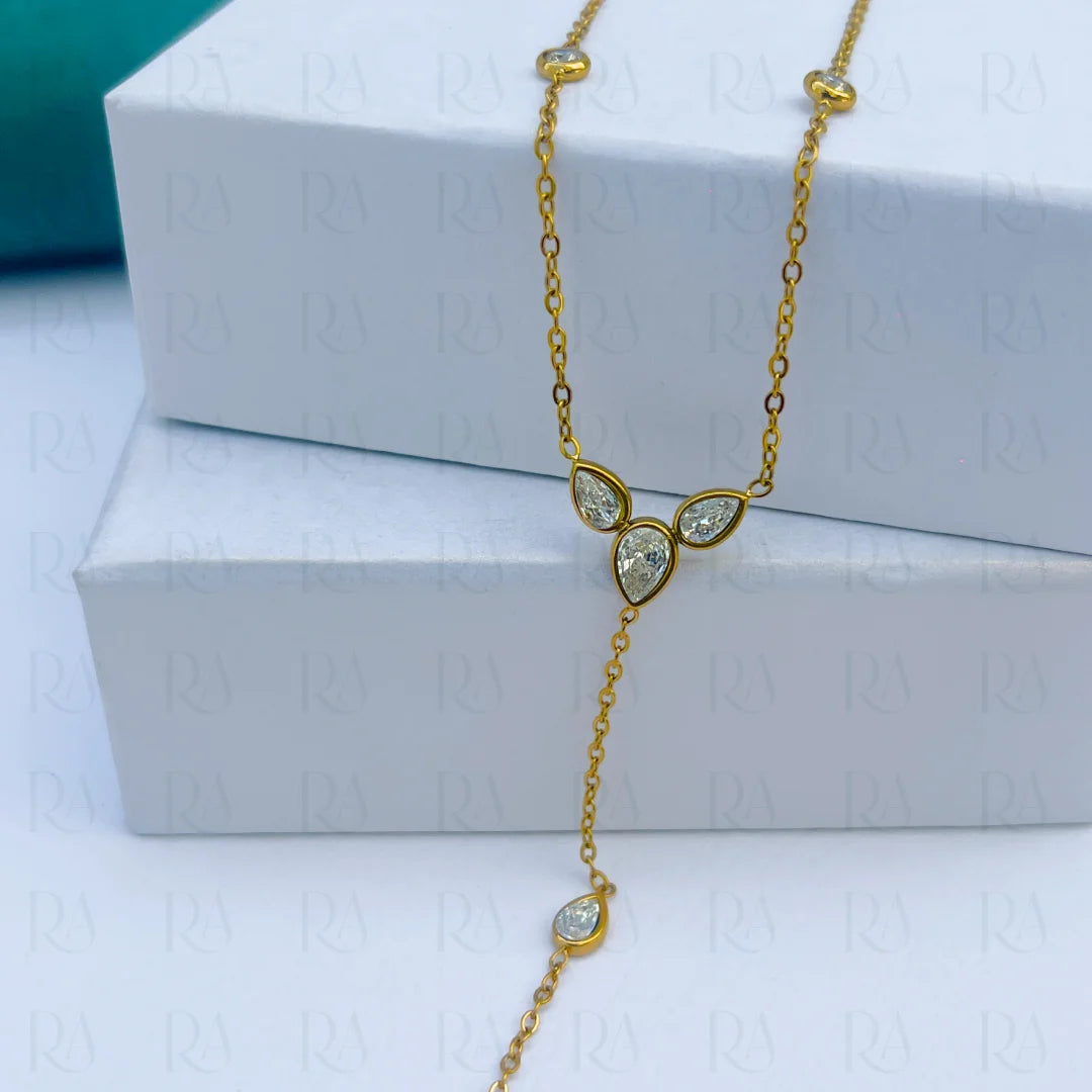 Lumi Y-Drop Necklace