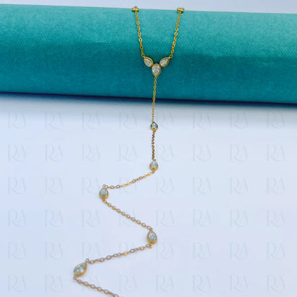 Lumi Y-Drop Necklace