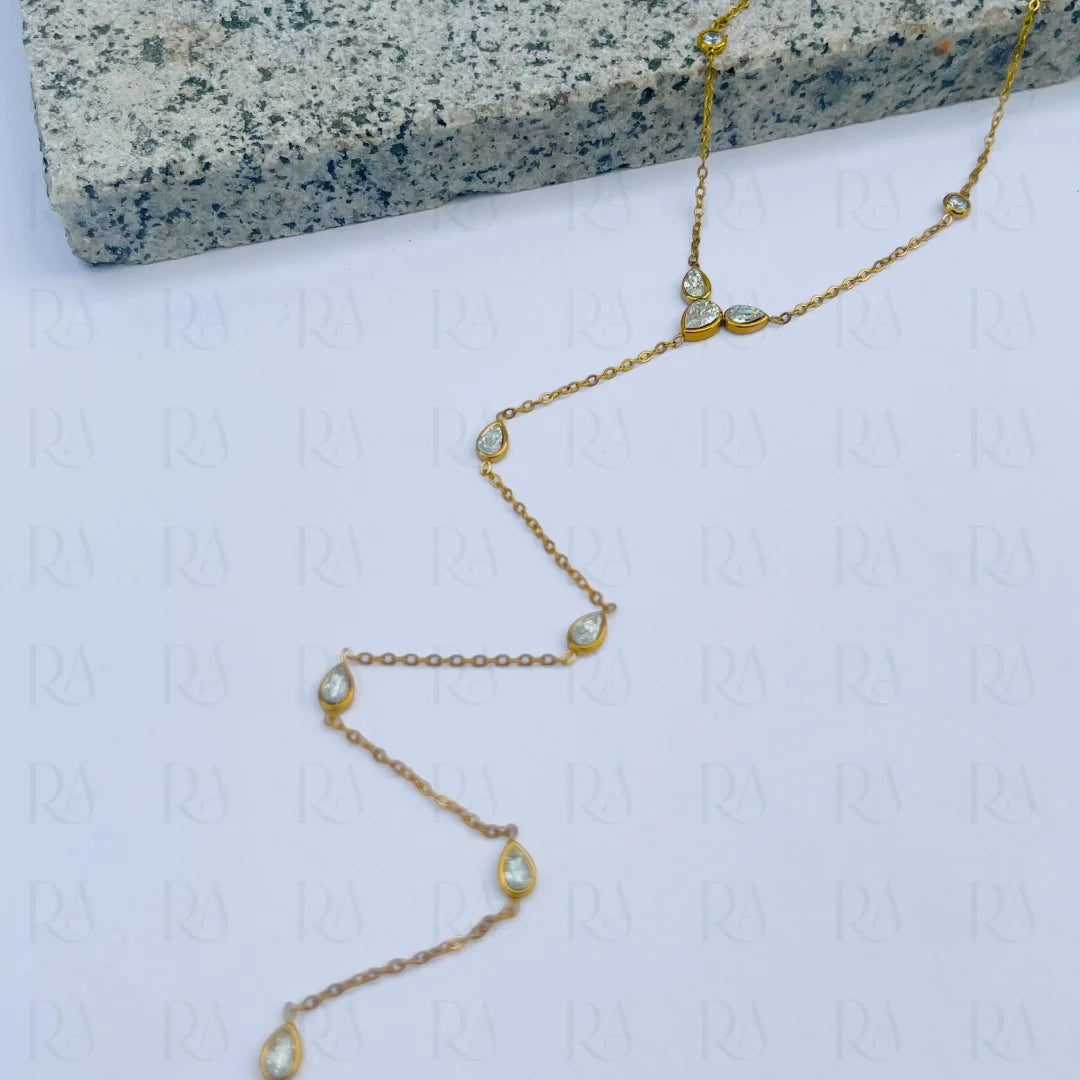 Lumi Y-Drop Necklace