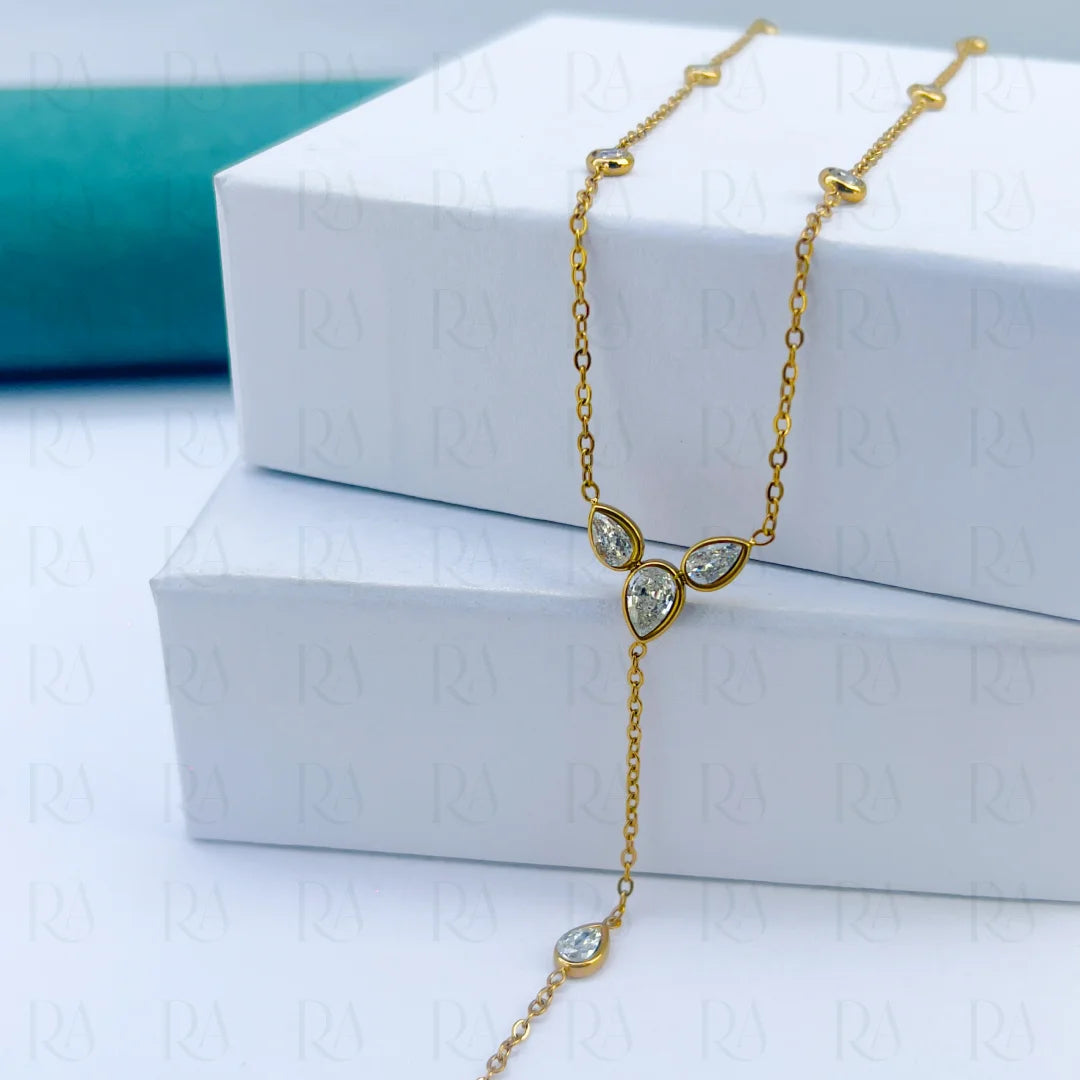 Lumi Y-Drop Necklace
