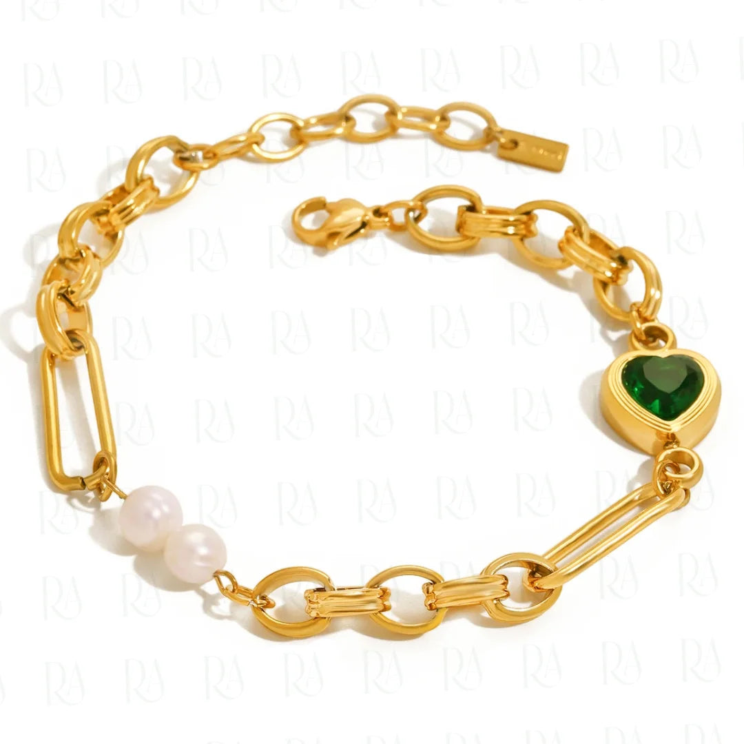 Luna Pearl Chain Bracelet