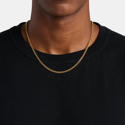 2MM (Gold) Cuban Link Chain