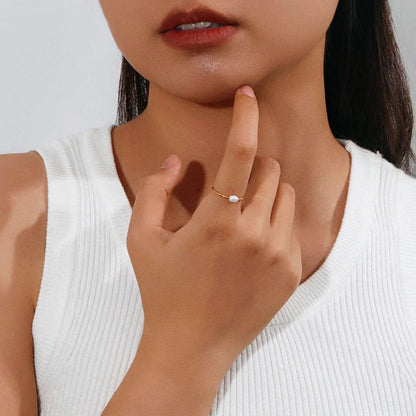 Mira Pearl Ring