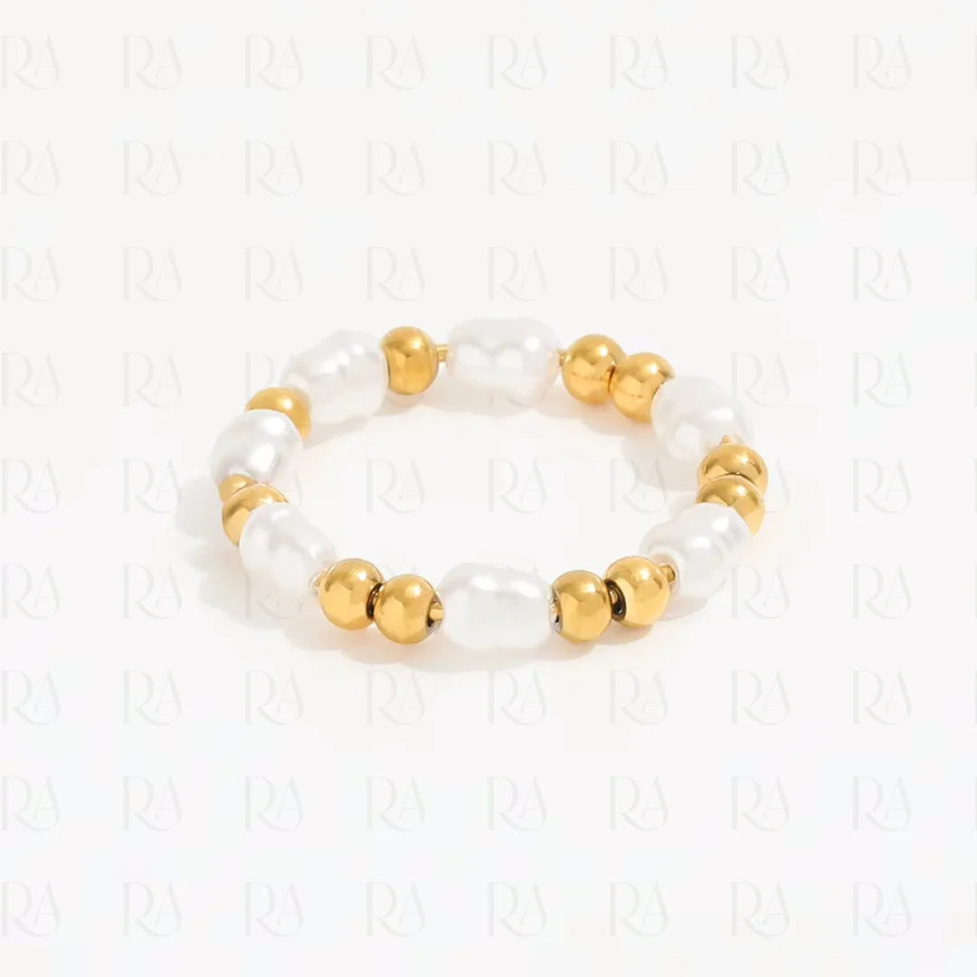 Nara Pearl Stack Ring