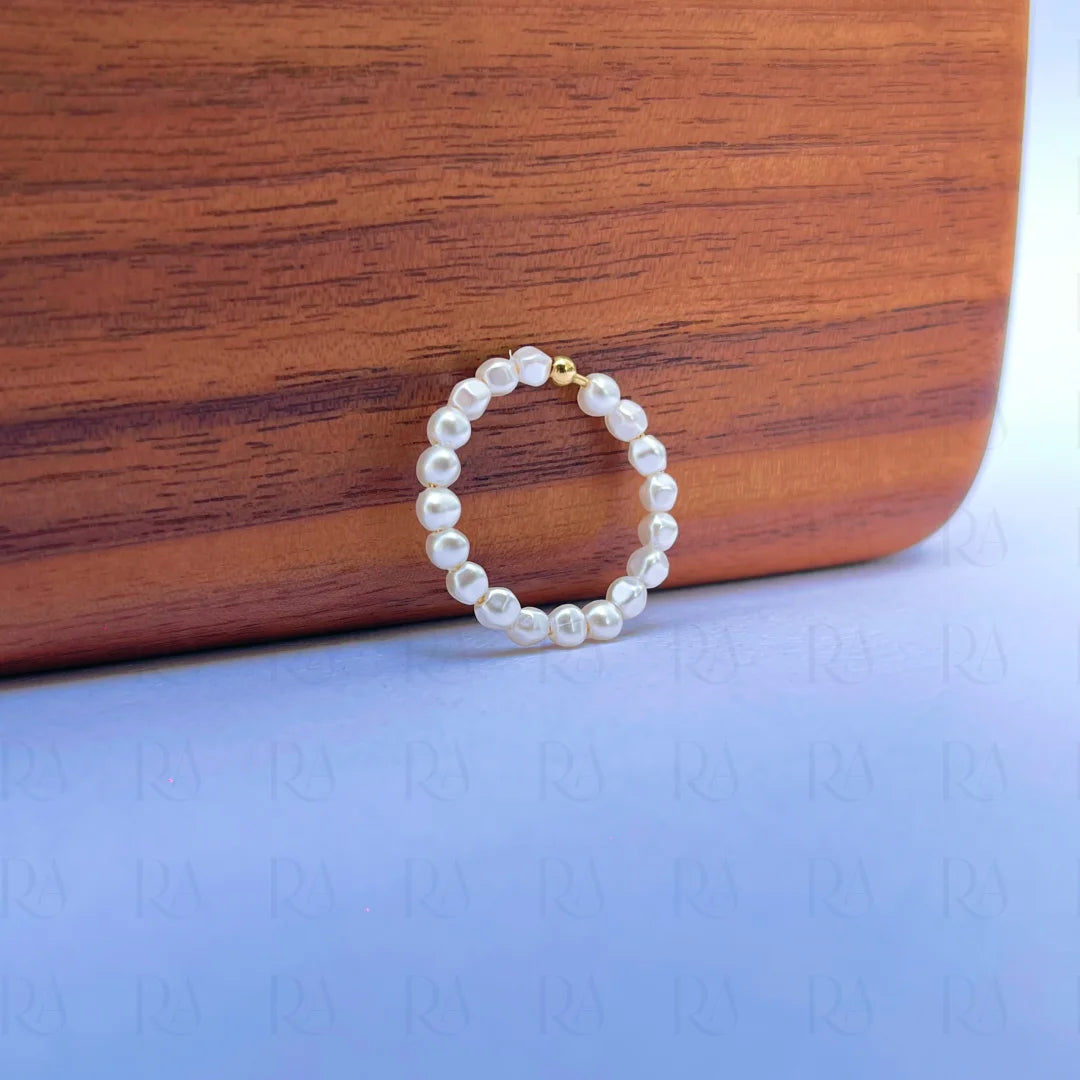 Nara Pearl Bead Ring