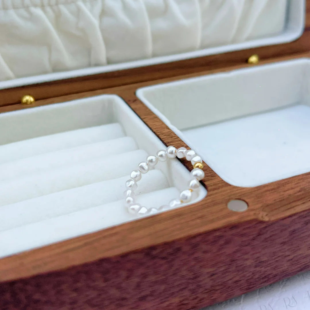 Nara Pearl Bead Ring