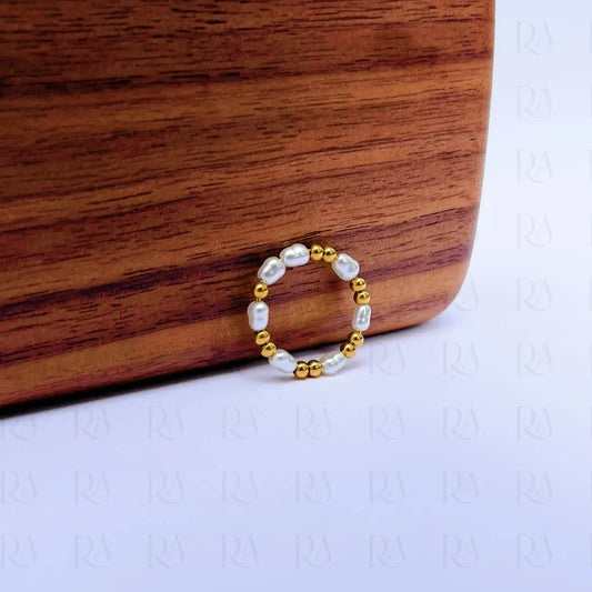 Nara Pearl Stack Ring