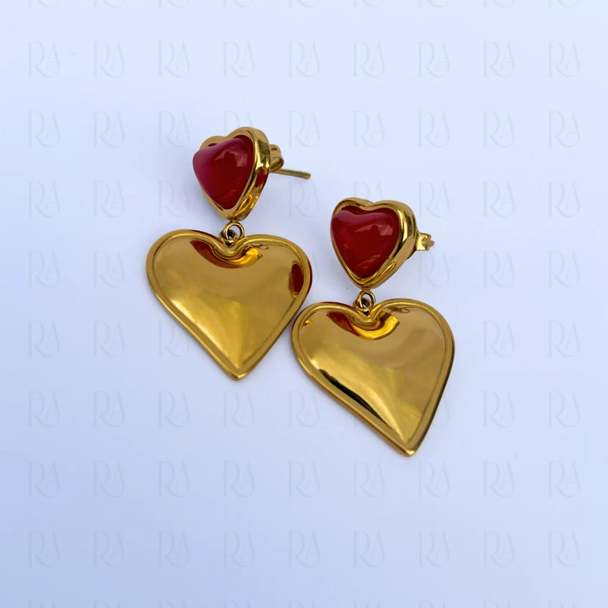 Okan Heart Drop Earrings