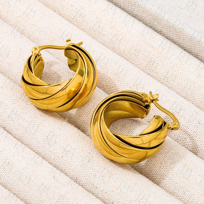 Omi Twist Hoops