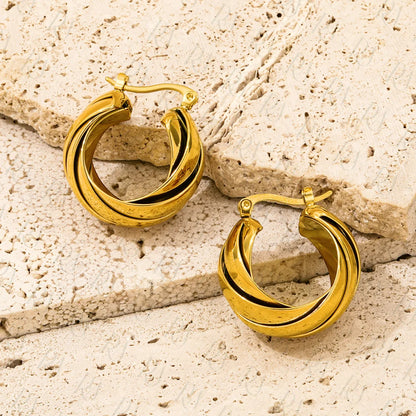 Omi Twist Hoops