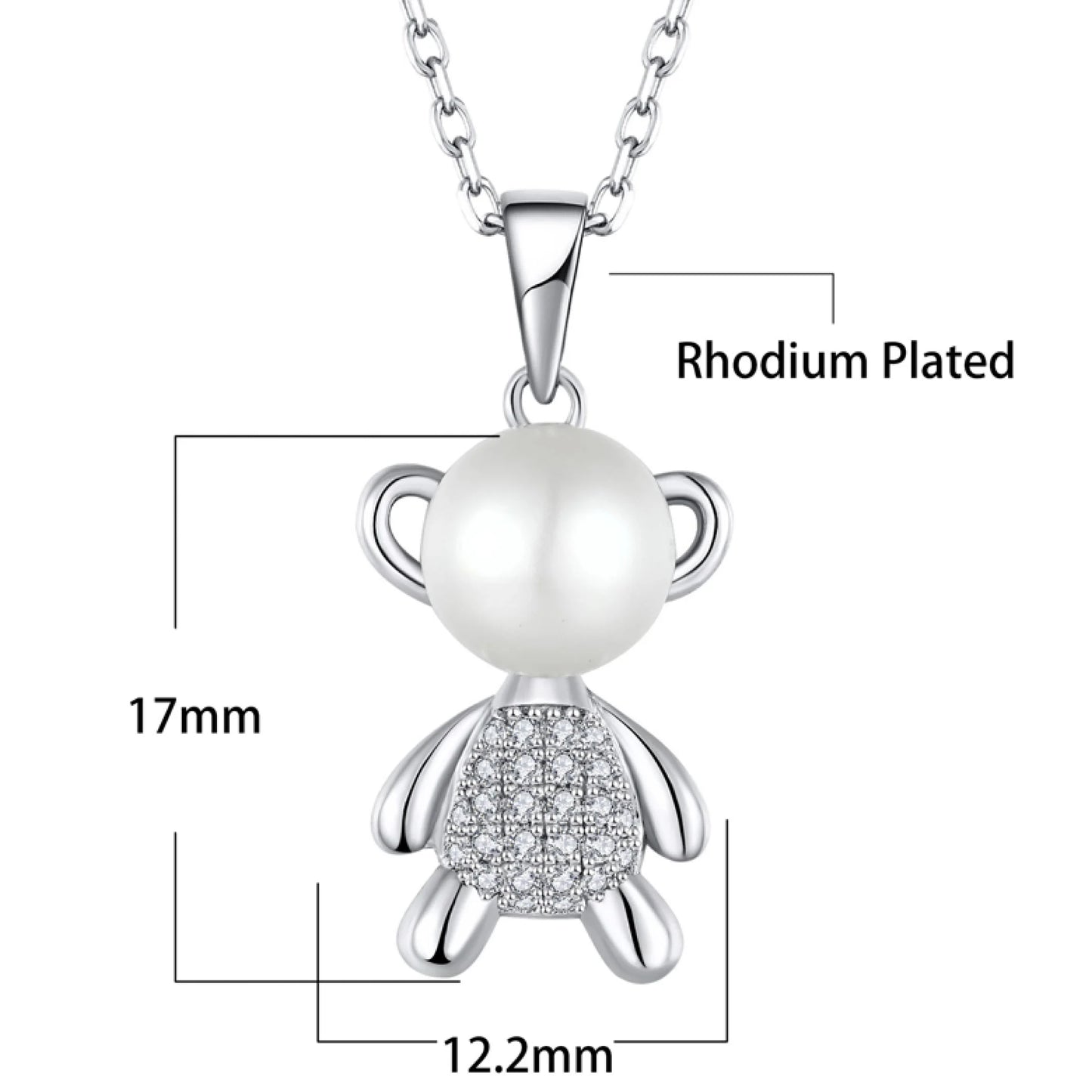 Pearl Bear Necklace