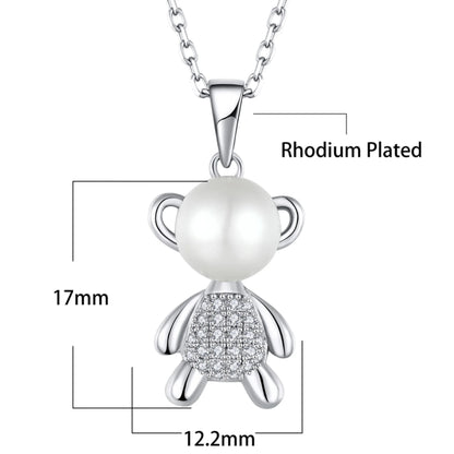 Pearl Bear Necklace