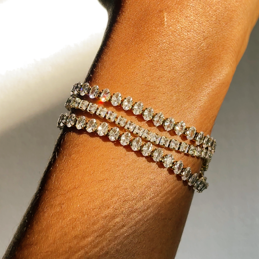 Oval Tennis Bracelet