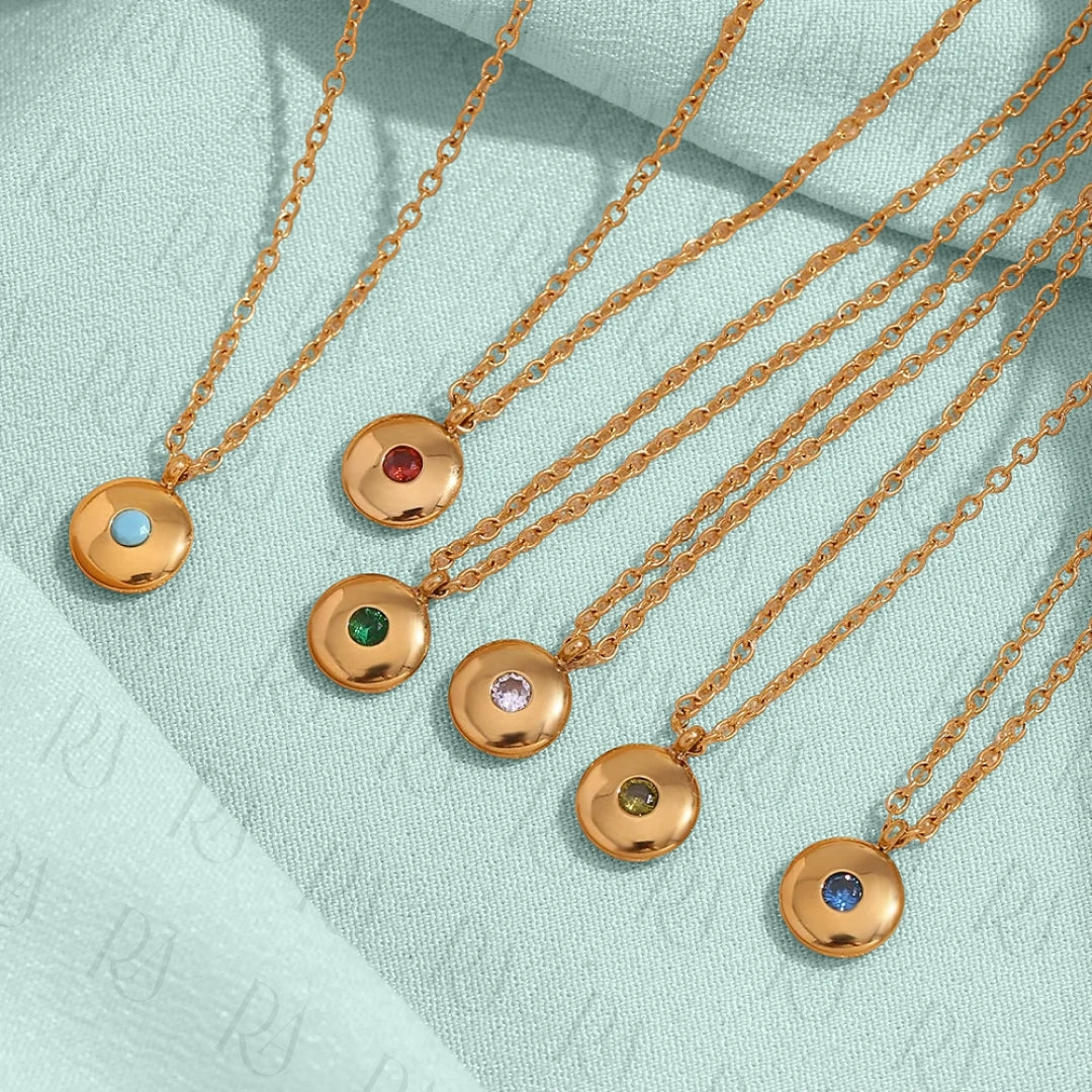 Dainty Birthstone Necklace